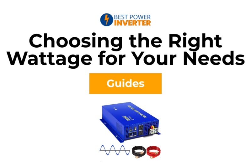 Choosing the Right Wattage for Your Needs