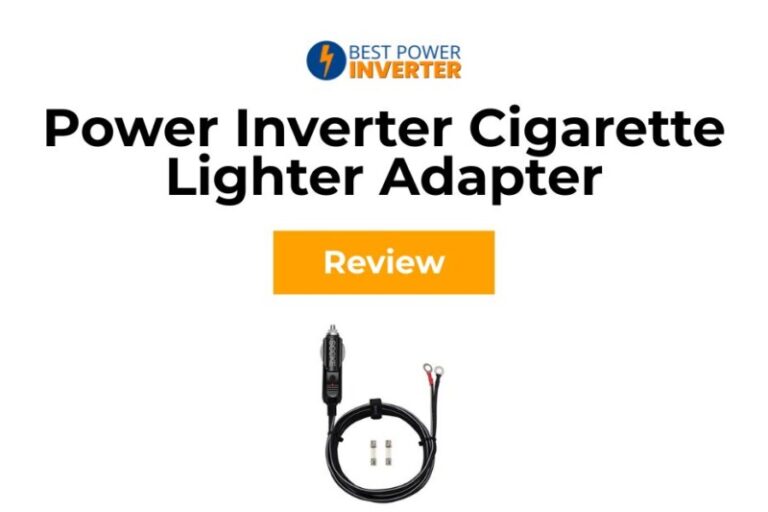 Power Inverter Cigarette Lighter Adapter