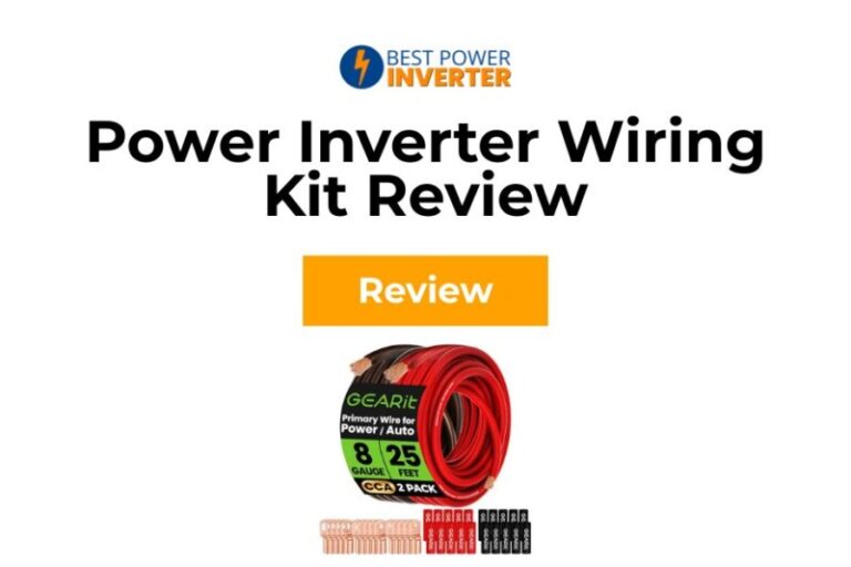 Power Inverter Wiring Kit