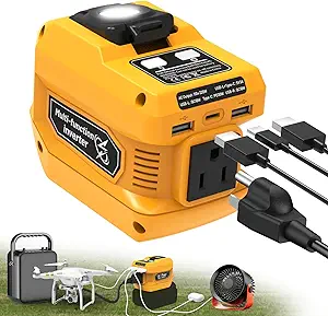 220W Power Inverter for DeWalt 20V Battery