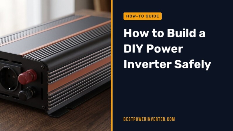 How to Build a DIY Power Inverter Safely