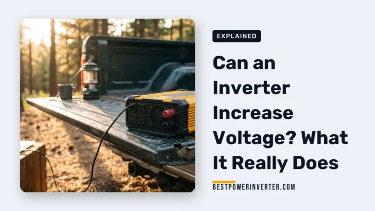 Can an Inverter Increase Voltage? What It Really Does