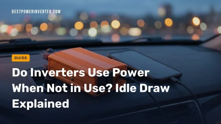 Do Inverters Use Power When Not in Use? Idle Draw Explained