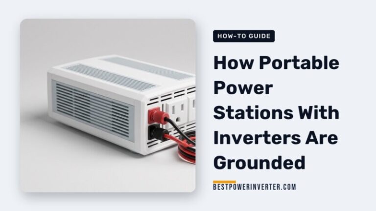 How Portable Power Stations With Inverters Are Grounded
