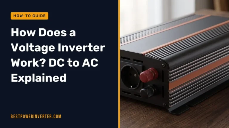 How Does a Voltage Inverter Work? DC to AC Explained