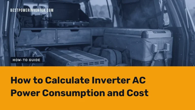 How to Calculate Inverter AC Power Consumption and Cost