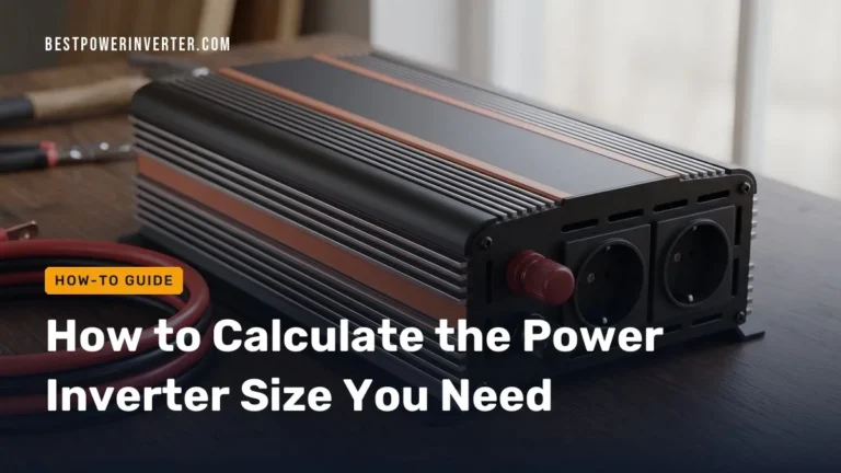 How to Calculate the Power Inverter Size You Need