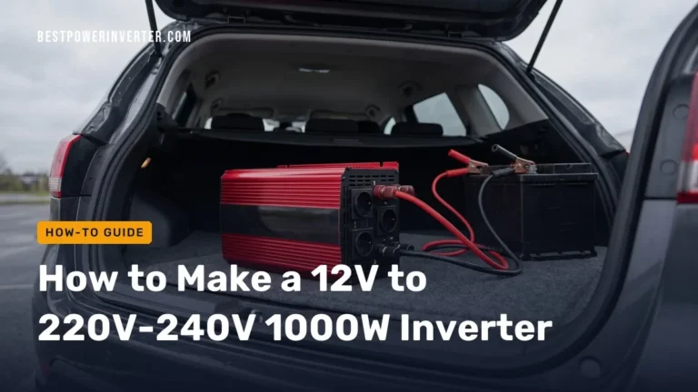 How to Make a 12V to 220V-240V 1000W Inverter