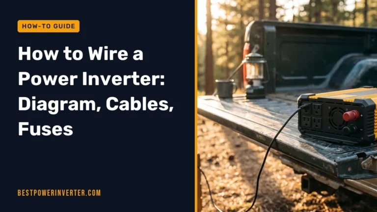 How to Wire a Power Inverter: Diagram, Cables, Fuses