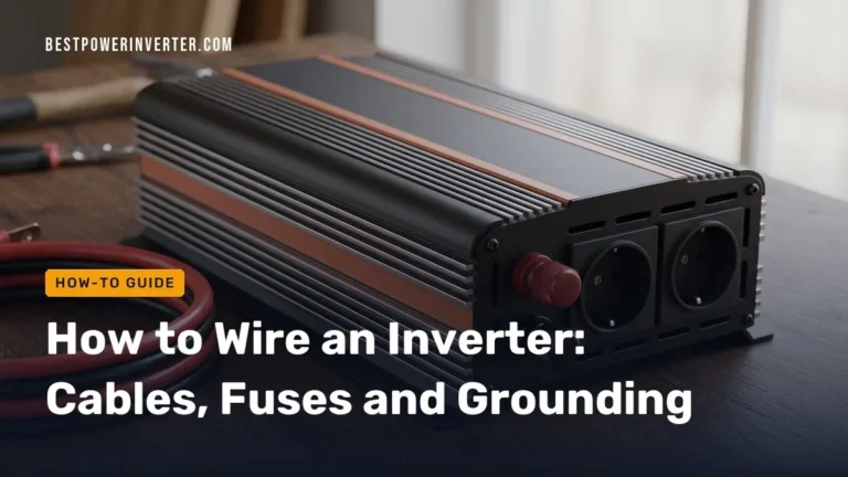 How to Wire an Inverter: Cables, Fuses and Grounding