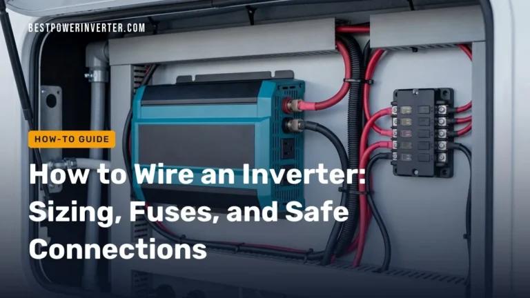 How to Wire an Inverter: Sizing, Fuses, and Safe Connections
