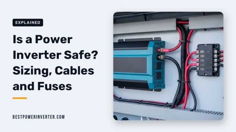 Is a Power Inverter Safe? Sizing, Cables and Fuses