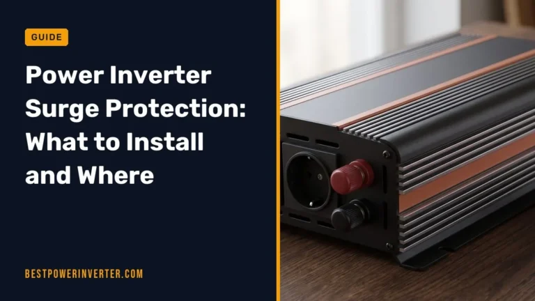 Power Inverter Surge Protection: What to Install and Where