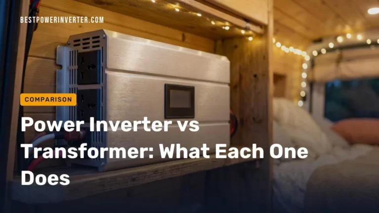 Power Inverter vs Transformer: What Each One Does