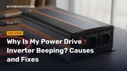 Why Is My Power Drive Inverter Beeping? Causes and Fixes
